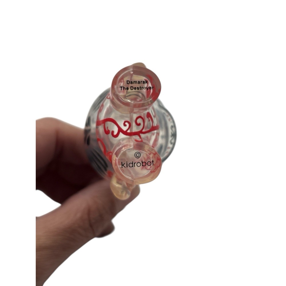 Kidrobot 2010 Dunny Untitled DAMARAK THE DESTROYER CLEAR 3" Vinyl Figure - Picture 3 of 3